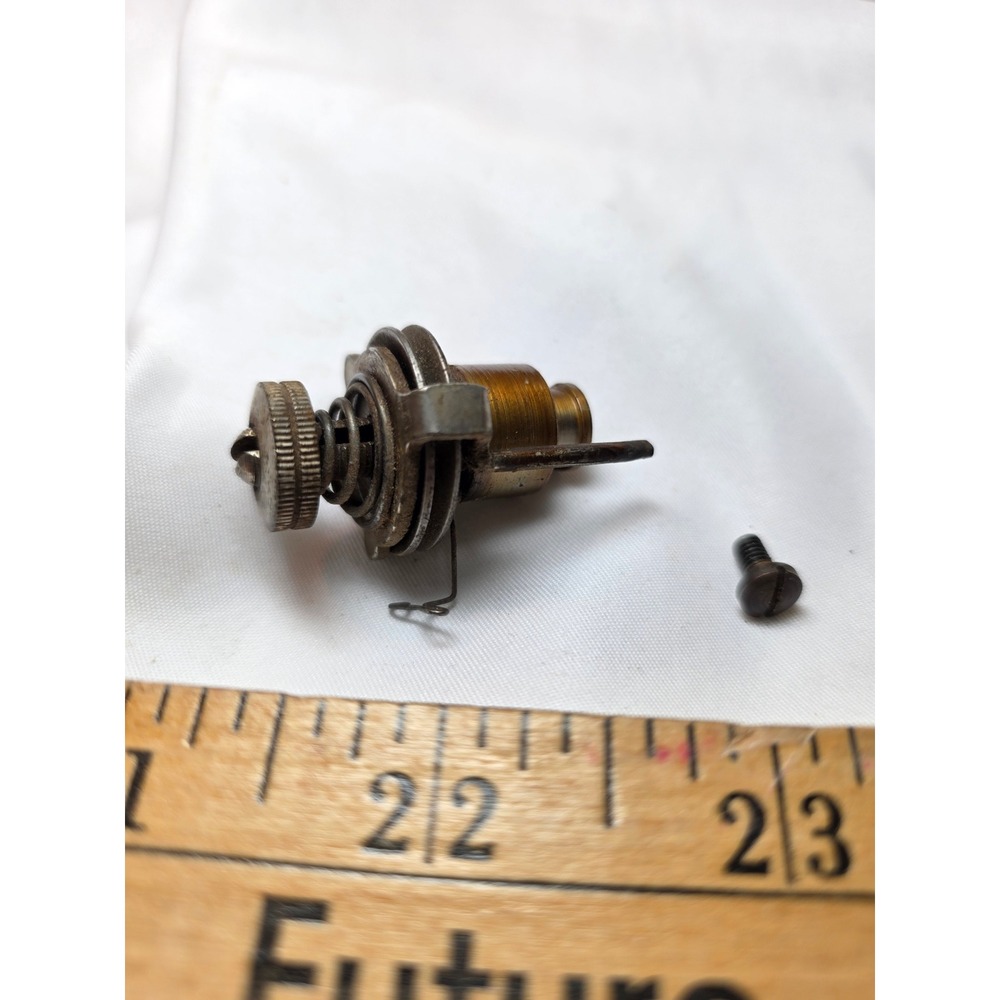 Vintage New Home Model K Sewing Machine Thread Tension Assembly Part with Screw